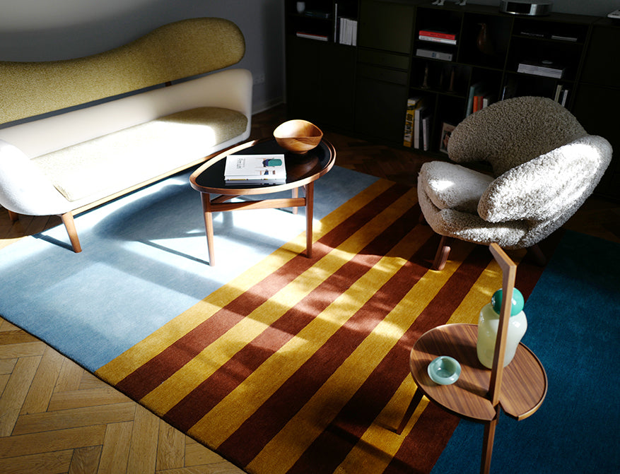 Teppich Les Arcs Brun Abeille von CC Tapis