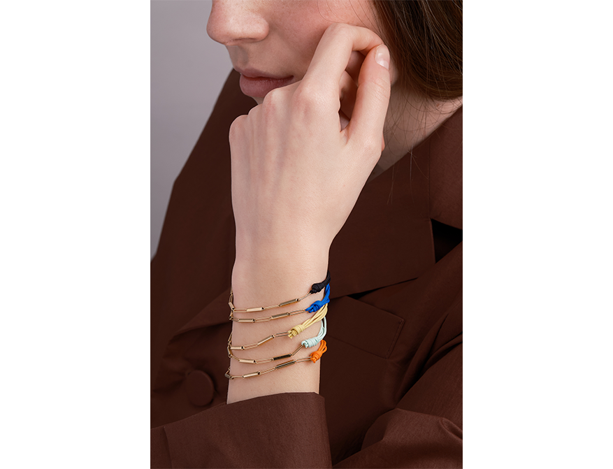 Deco Tubitos Bracelet Blau von Aliita
