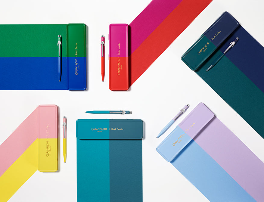 Caran d'Ache Kugelschreiber Skyblue/Lavender von Paul Smith