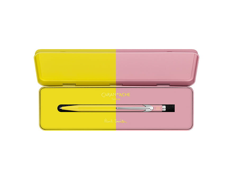 Caran d'Ache Kugelschreiber Gelb/Rosa von Paul Smith
