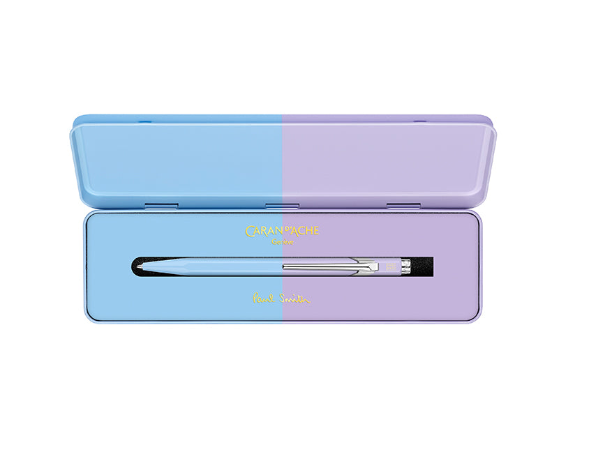 Caran d'Ache Kugelschreiber Skyblue/Lavender von Paul Smith