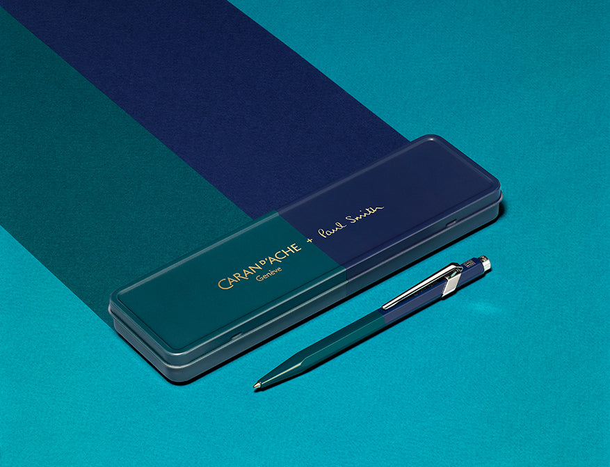 Caran d'Ache Kugelschreiber Racing Green/Navy von Paul Smith