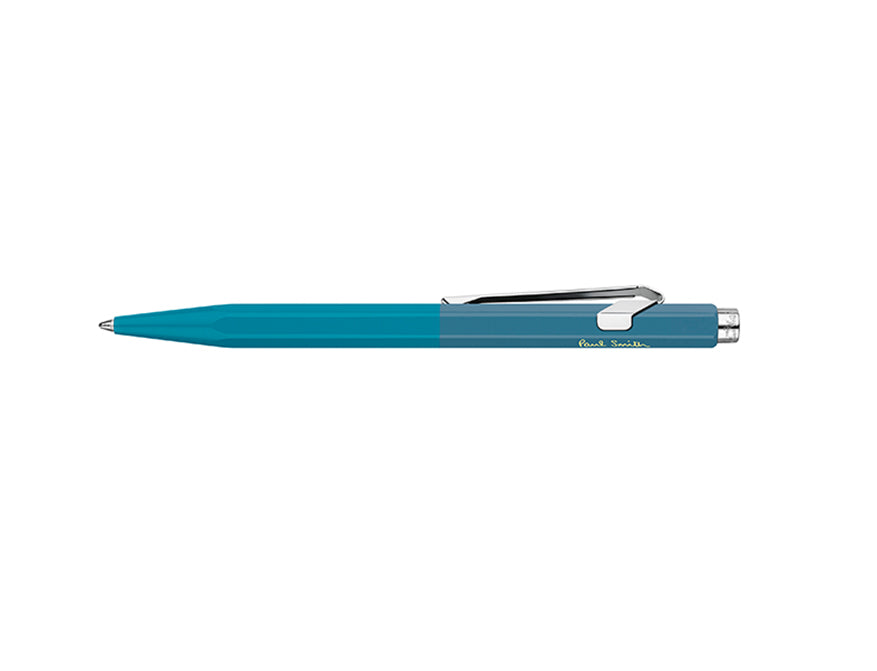 Caran d'Ache Kugelschreiber Cyan/Steel von Paul Smith