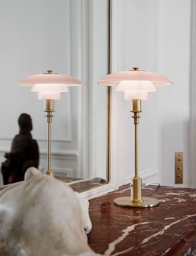 Tischleuchte PH 3/2 Pale Rose