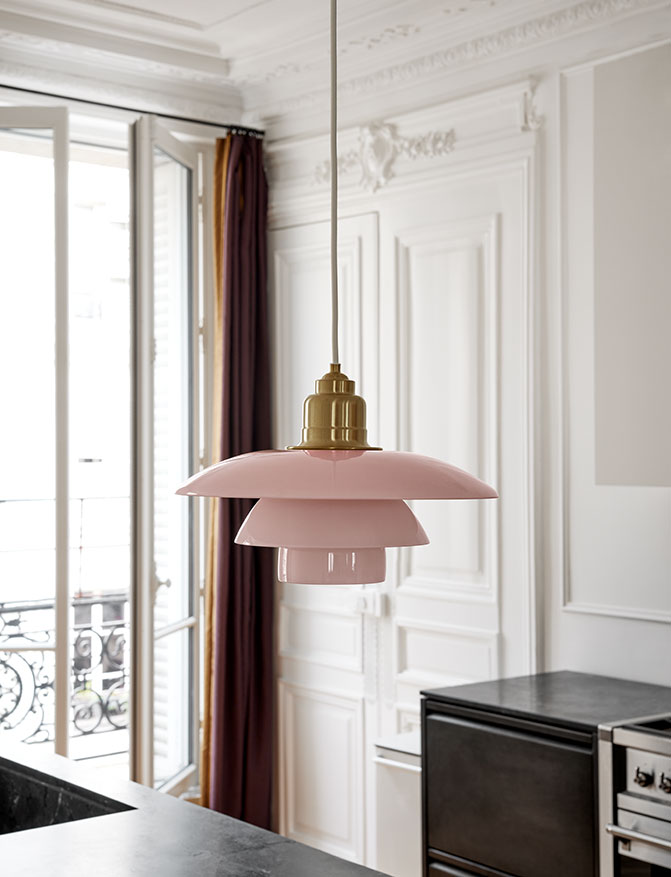 Pendelleuchte PH 3½-3 Pale Rose