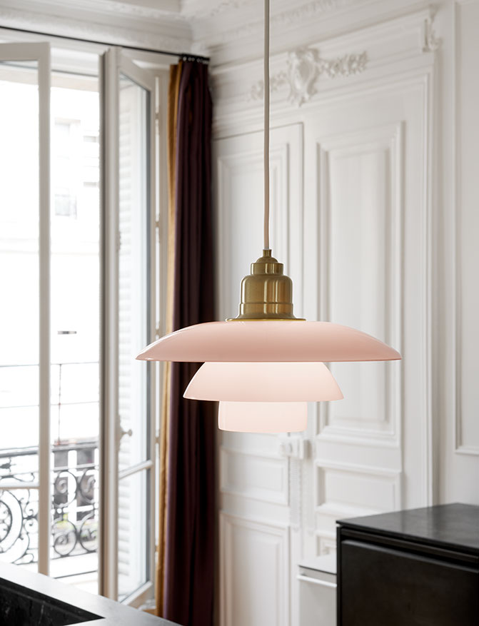 Pendelleuchte PH 3½-3 Pale Rose
