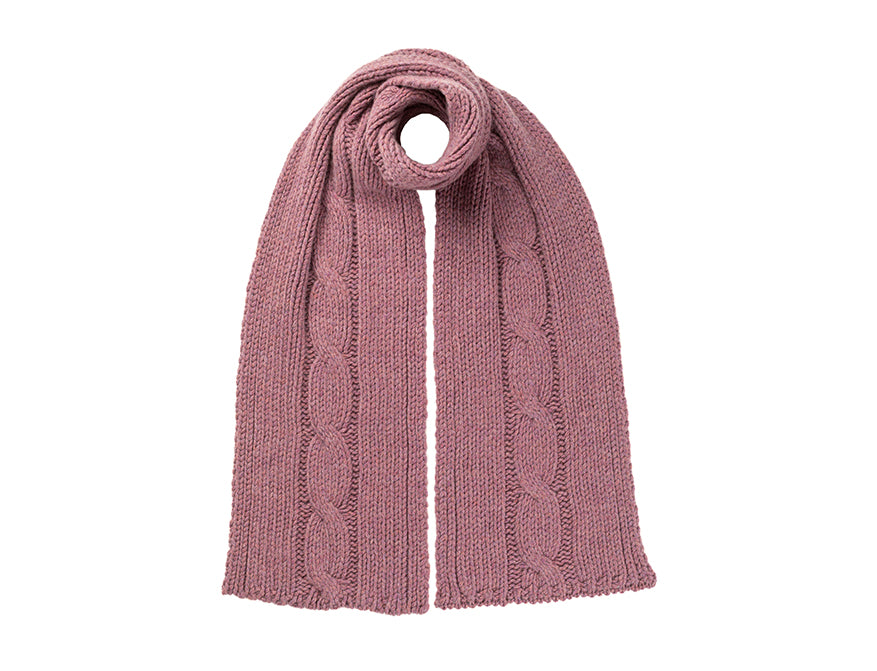Cashmere Scarf Luxe Cable von Johnstons of Elgin