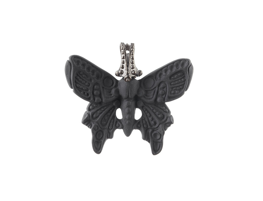 Schmetterling Schwarz Biskuit von Nymphenburg