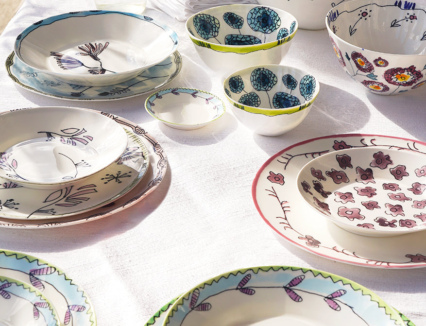 Set aus 2 Bowls M Anemone Vaniglia