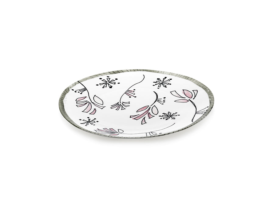 Set aus 2 Tellern S Fiore Rosa