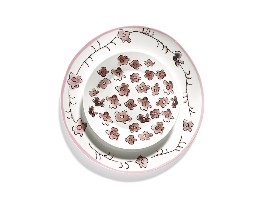 Set aus 2 tiefen Tellern S Dark Viola