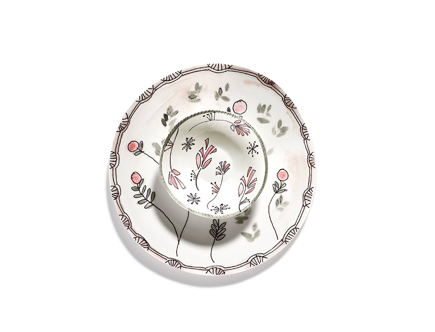 Set aus 2 Tellern M Mirtillo Nude