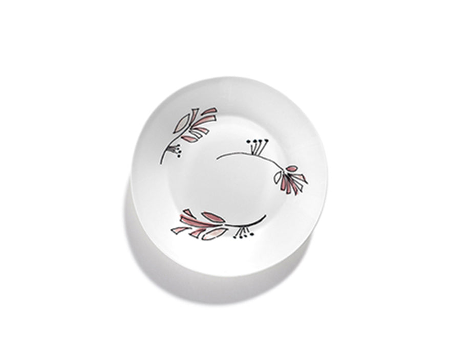 Set aus 2 tiefen Tellern S Fiore Rosa