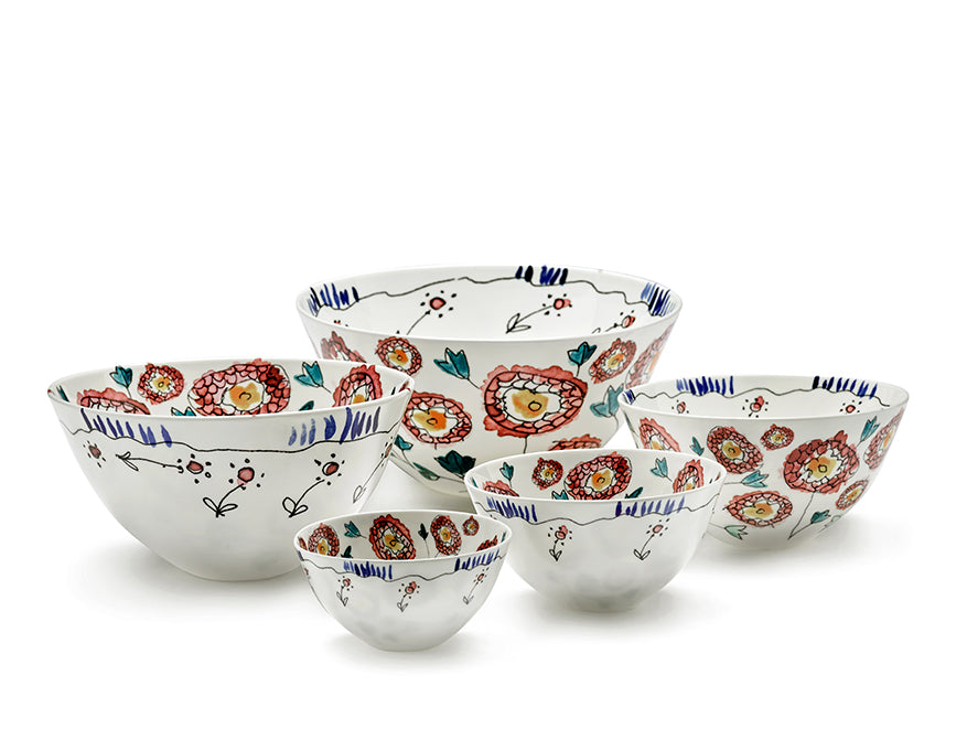 Set aus 2 Bowls L Anemone Milk