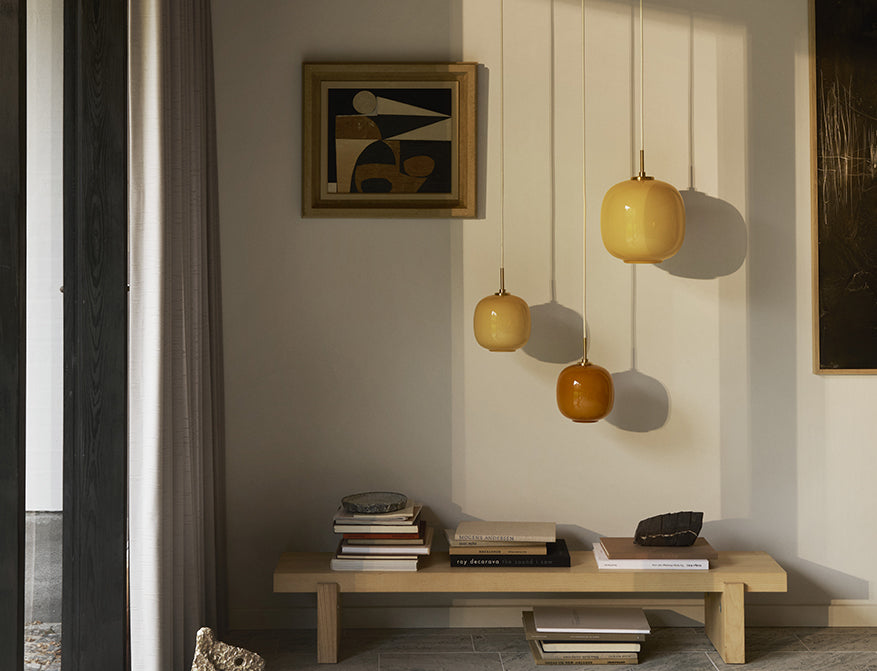 Pendelleuchte VL45 Radiohus Pale Yellow