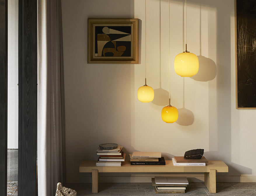 Pendelleuchte VL45 Radiohus Pale Yellow