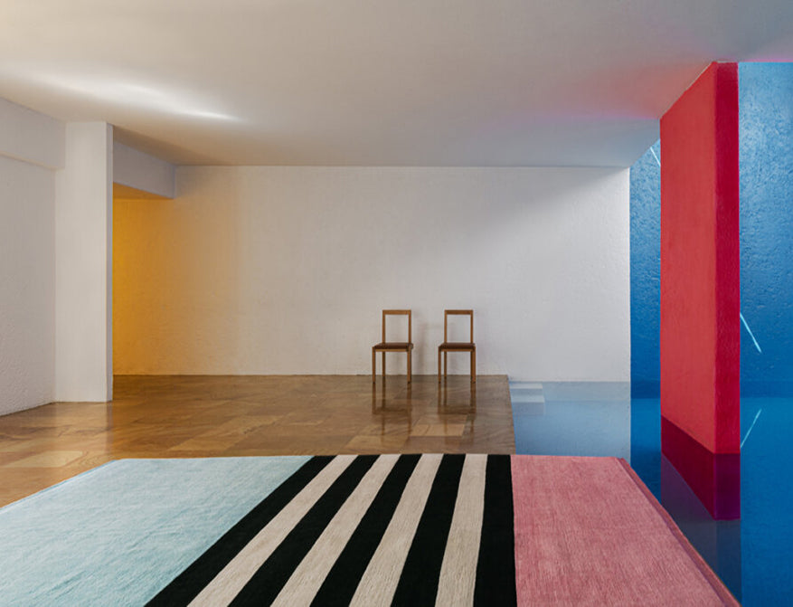 Teppich Les Arcs Noir Blanc von CC Tapis