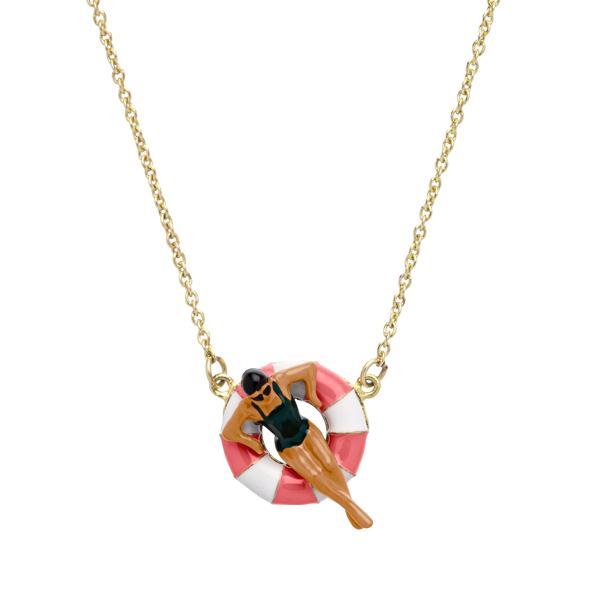 Halskette Flotadora Pink von Aliita