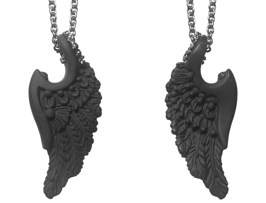 Schmuck Flügel Schwarz von Nymphenburg