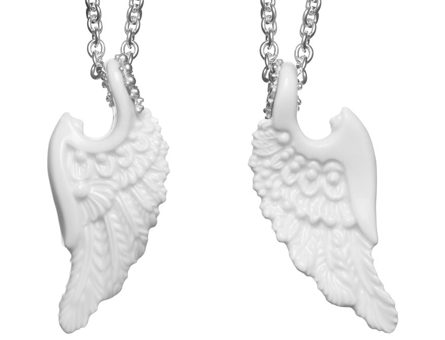 Schmuck Flügel Weiß von Nymphenburg