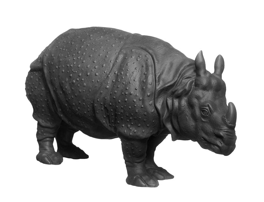 Rhinozeros Clara Biskuitporzellan