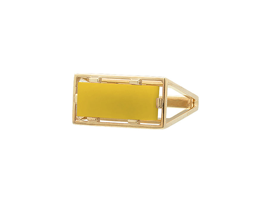 Ring Diaspro Yellow Jade von Aliita