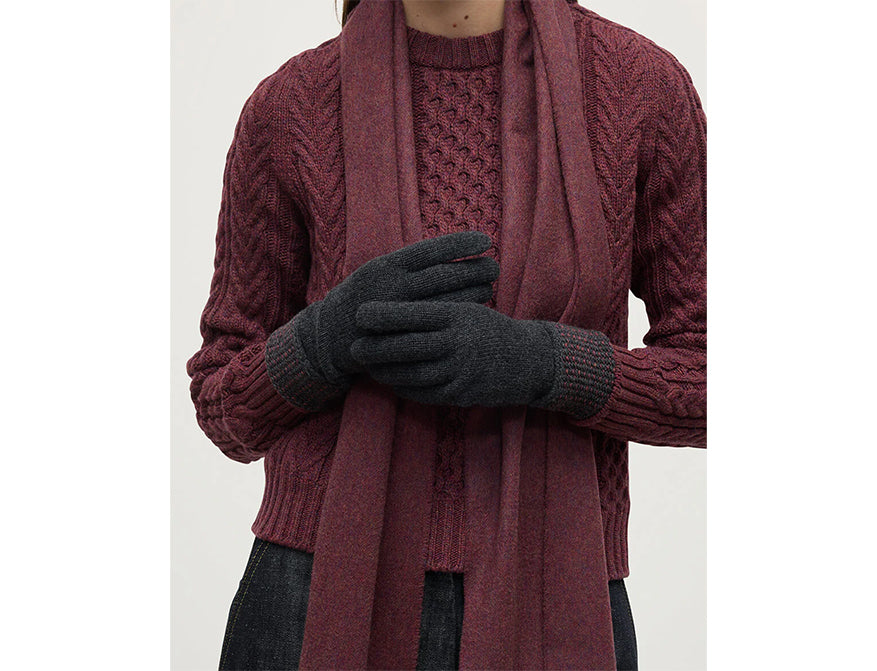 Women's Cashmere Seed Stitch Gloves